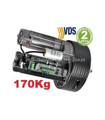 Motor Roll 240/170kg para puertas enrollables eje 76mm
