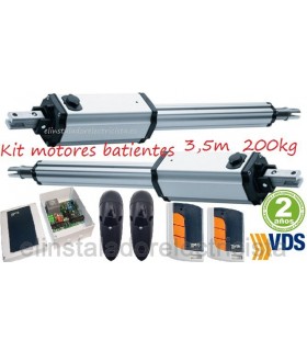 Kit motores puertas batientes de hasta 3,5m y 200kg. VDS PM1-C400