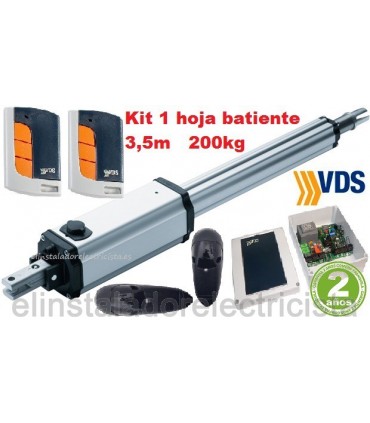 Kit motor puerta batiente de hasta 3,5m y 200kg.  PM1-C400