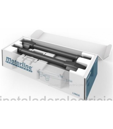 Kit completo 2 motores 230V puertas batientes 4m LINCE 600