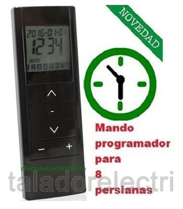 Mando de 8 canales con programación para persianas