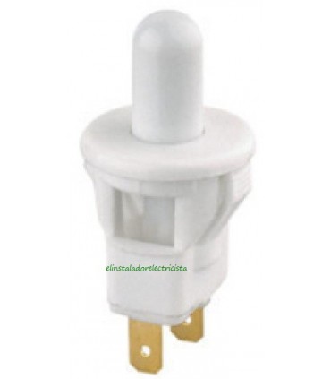 Pulsador empotrable Ø19mm salida axial (Pack 10 unidades)