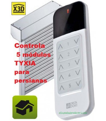 TYXIA 1600 Telemando portátil controla 5 receptores TYXIA
