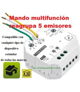TYXIA 2700 Micromódulo emisor 230V  Reagrupa 5 emisores