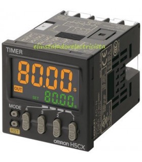 Temporizador Digital H5CX-L8D-N Omron 12-24Vdc/24Vac base 8 pin