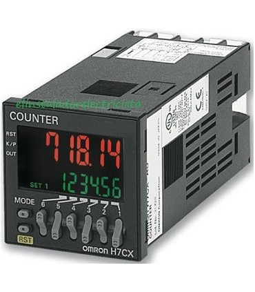 Contador Digital Estándar H7CX-A-N Omron 6 dígitos