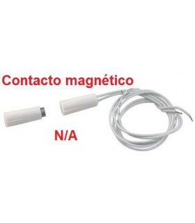 (5 unidades) Interruptor magnético fijación a panel por presión N/C Ø 9mm.