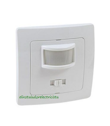 Detector de movimiento por infrarrojos empotrable.