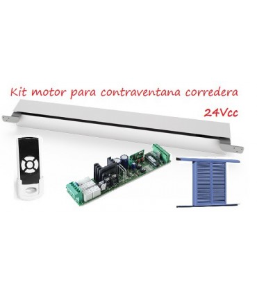 Kit Motor para contraventana corredera de 2 hojas