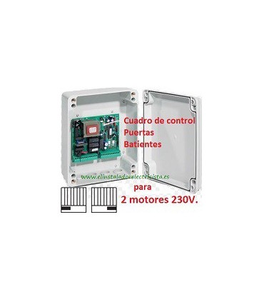 Kit puertas batientes de 3 metros 230V