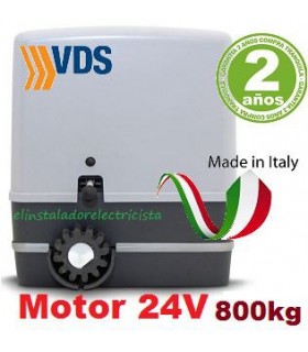 Motor 24V para puerta corredera 800 Kilos CARRERA