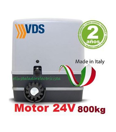 Motor 24V para puerta corredera 800 Kilos CARRERA