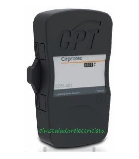 Contador de descargas de rayo para cable y pletina CDR-401