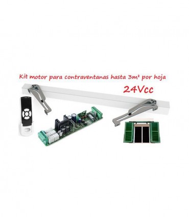 Kit Motor para contraventana batiente de 2 hojas