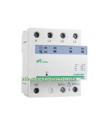 Protector combinado DPS+POP trifásico V-CHECK 4RPT