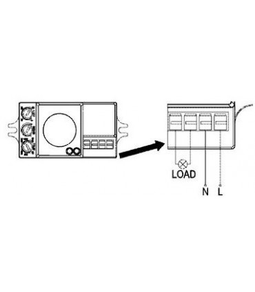 Detector de Movimiento por microondas MINI