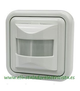 Interruptor Detector de movimiento por infrarrojos de pared empotrable