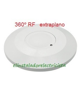 Detector de movimiento por microondas extraplano