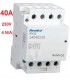 Contactor modular 4P 40A - 230Vca, 4N/A