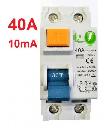 Diferencial 40A Sensibilidad 10mA Tipo AC
