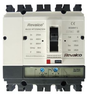 Moldeada 4P 250A Regulable 36KA