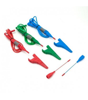 Cable Rojo/Verde/Azul largos Megger