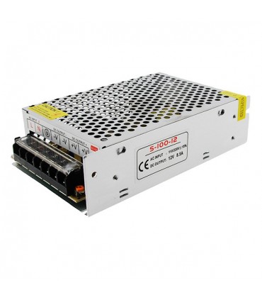 Fuente 12V-100W 8,5Amp. de rejilla
