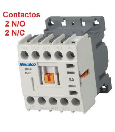 Minicontactor 4P 9A, 2N/A+2N/C, 230V