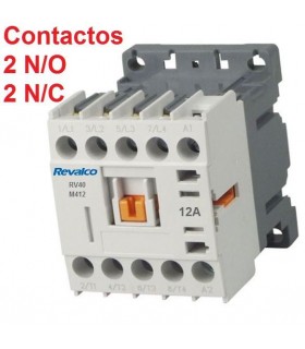 Minicontactor 4P 12A, 2N/A+2N/C, 230V
