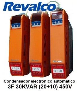 Condensador 30KVAR  energía 3F (20+10) 450V