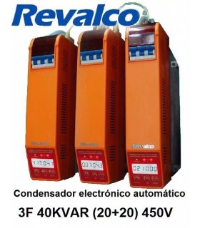 Condensador 40KVAR  energía 3F (20+20) 450V