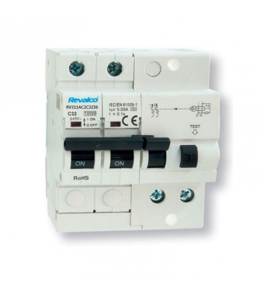 Vigi Diferencial + Automático 2 plos 32Amp