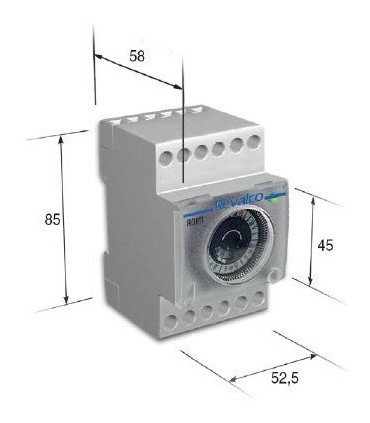 Interruptor  Horario Analógico 230V con reserva