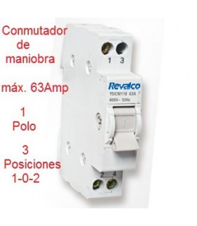 Conmutador 3 Posiciones 1 Polo 63A