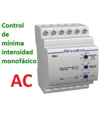 Control de Mínima intensidad Monofásico AC