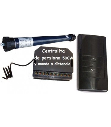 Centralita y mando para motor de persiana