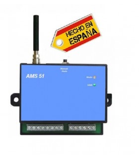 Controlador GSM 2 relés entrada + temperatura interna