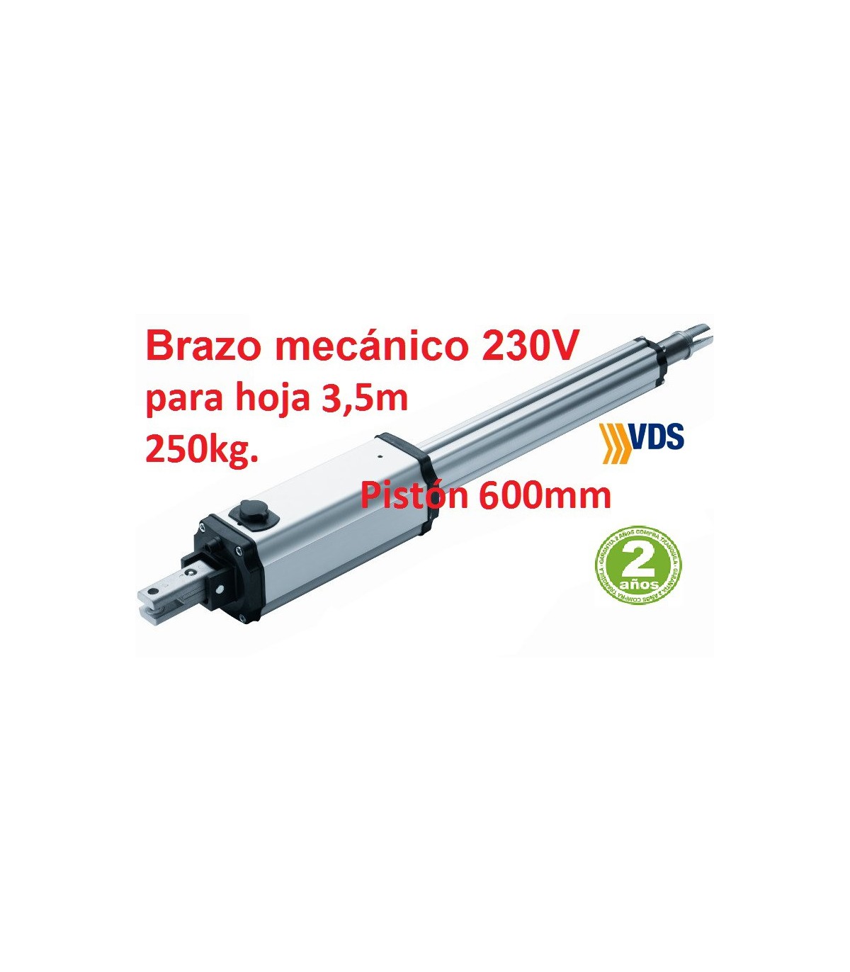 kit motor puerta batiente o abatible de una hoja - VDS PM1 HOJA 250k