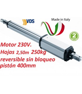 Motor PM C400 reversible puerta batiente 2,50m y 250kg. VDS