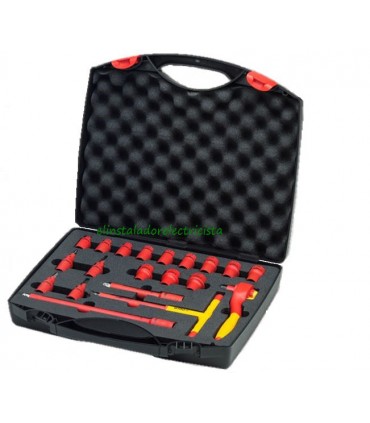 Juego de llaves de Carracas aisladas 3/8“