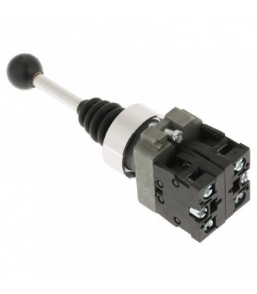 Joystick con bloqueo Ø22 mm metálico