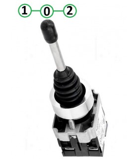 Joystick 2 posiciones con retorno al centro