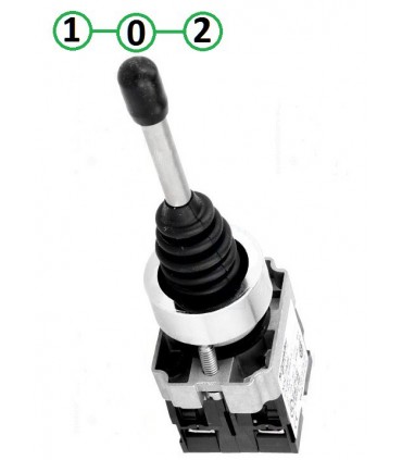 Joystick 2 posiciones con retorno al centro