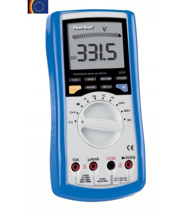 Multímetro 3315 USB ~ 4000 Cuentas ~ 600V AC/DC