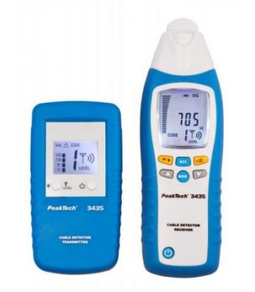 Detector de cables con receptor y transmisor