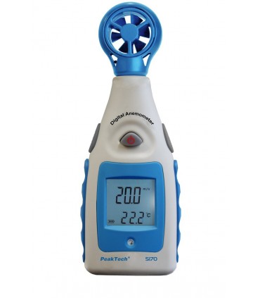 Anemómetro con pantalla LCD