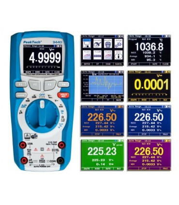Multímetro Gráfico TrueRMS ~ 50.000 Cuentas ~ 1000V AC/DC con Data Logger ~ Bluetooth 4.0