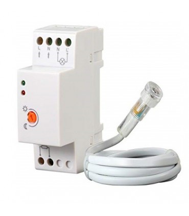 Interruptor fotoeléctrico para carril DIN