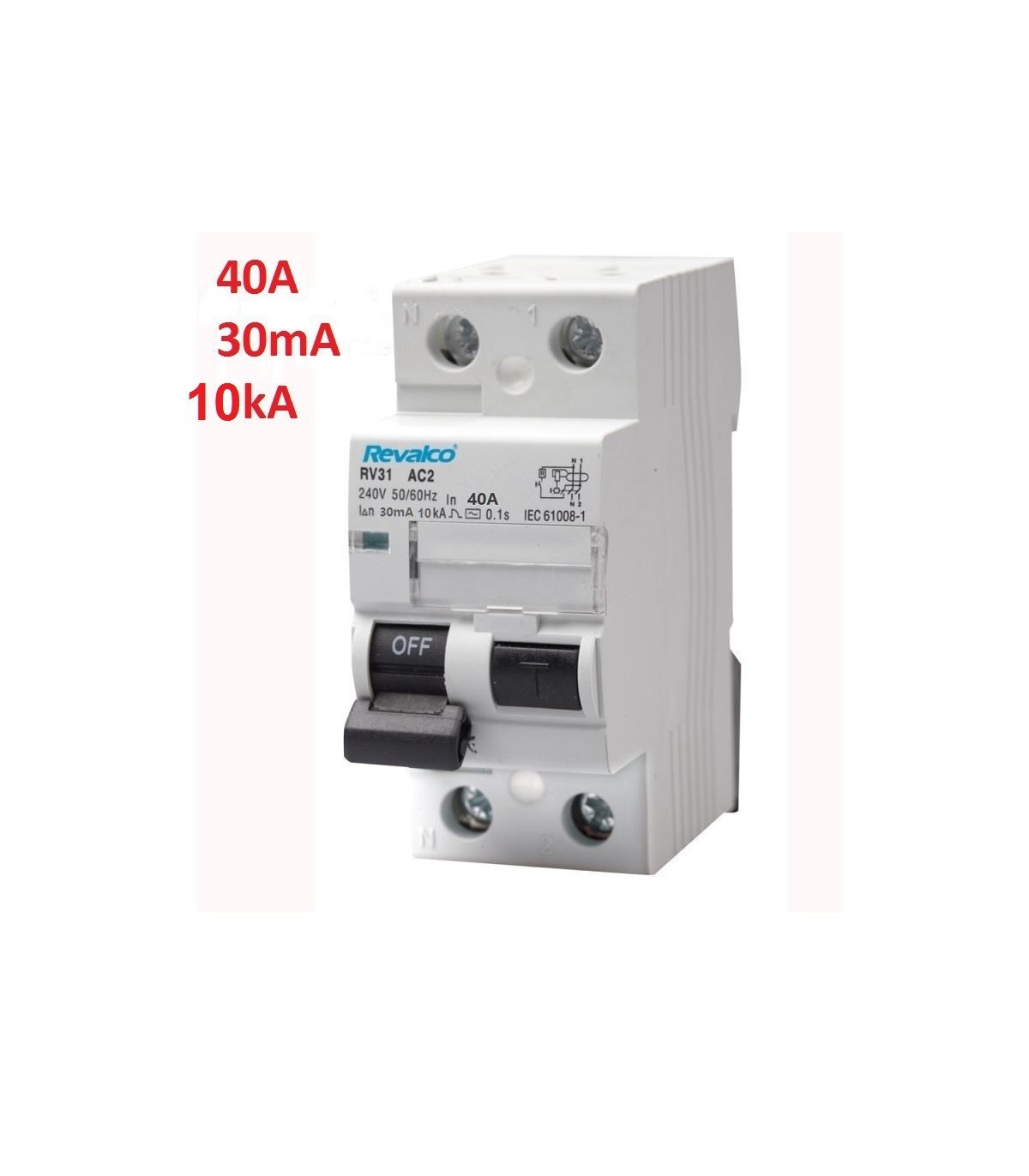 Comprar interruptor diferencial rearme automatico 2 polos 40a 300ma