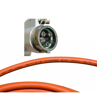 Conector Tipo 1 (J1772) – (32A) + 5 metros de cable